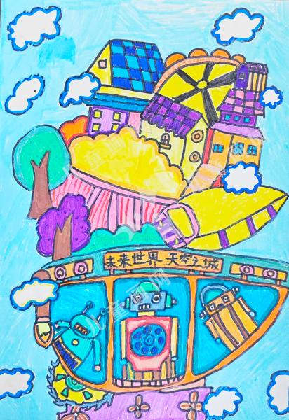 未来世界 天空之城 